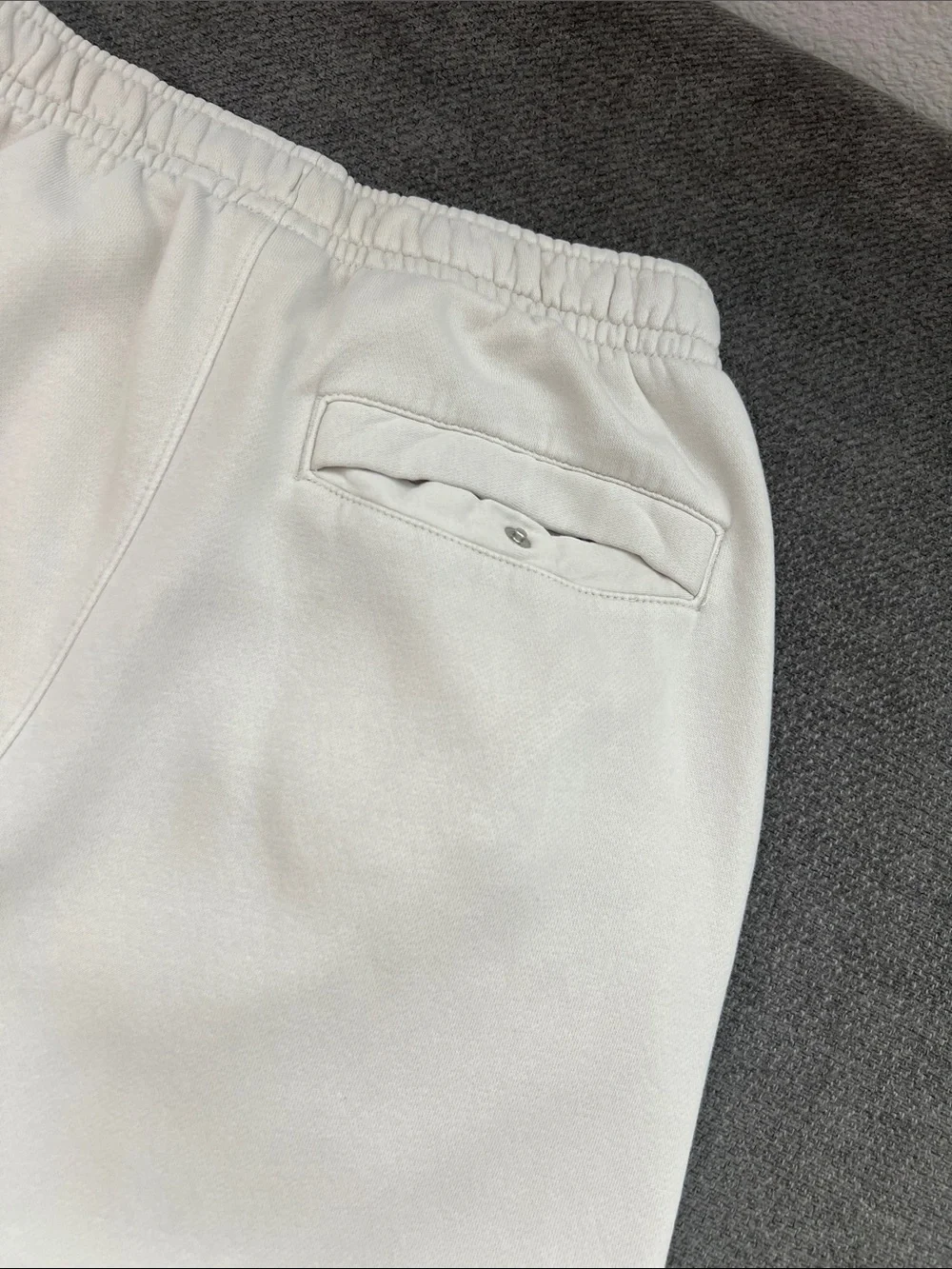 Nike Men's Off-White Sweatpants with Logo